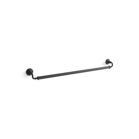 Kohler 45 in L, Zinc, Matte Black 25158-BL